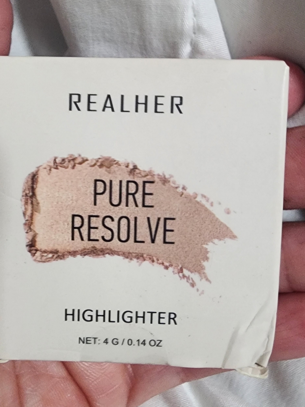 RealHer Pure Resolve Highlighter - Champagne Beige Glow